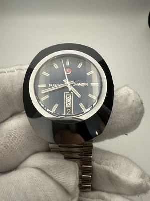 VTG RADO Diastar DayDate Tungsten Stainless Steel Automatic Men’s Watch RUNS! - Image 1 of 4