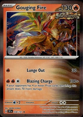Gouging Fire Promo Deck Exclusives 038/191 LP - Image 1 of 2
