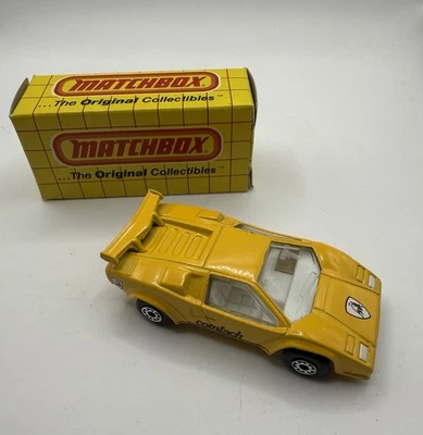 Matchbox Lamborghini Diablo 1:64 1985 Nuevo de Lote Antiguo Foto 1 de 4