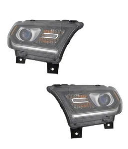 For Dodge 2014-2020 Durango Halogen Headlamps Pair Set with Bulbs Right&Left - Picture 1 of 8
