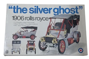Vintage 80er Entex Modellbausatz The Silver Ghost 1906 Rolls Royce 1:16 Japan 8467 Neu in OVP - Bild 1 von 6