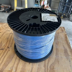 GenSpeed Cat6A PLENUM CMP-LP 1000ft BLUE Cable 4 PR 23AWG 10 UTP NEW - Photo 1/3
