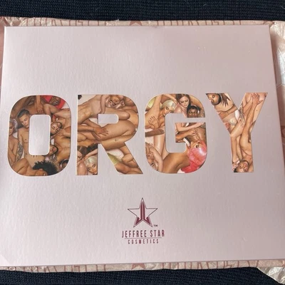 Jeffree Star Cosmetics ORGY Eyeshadow Palette In Box With Tissue Paper - Image 1 of 4