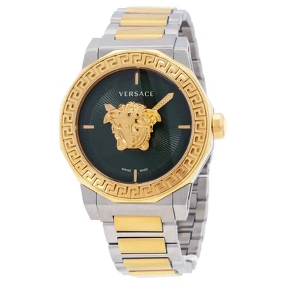 Reloj Versace Medusa Deco Cuarzo Esfera Verde Ve7b00323 Foto 1 de 3