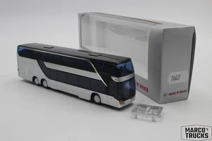 AWM Setra S 431 DT touring coach silver "Setra" 76627 1:87 /AWN90 - Picture 1 of 1