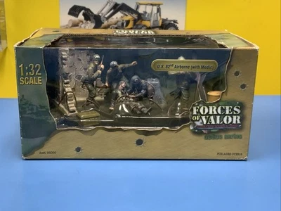 Forces Of Valor U.S.  82nd Airborne with Medic 1:32 Figure Released in 2007  NEW - Image 1 of 4