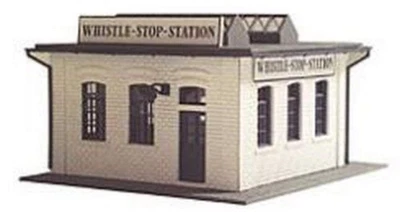 Model Power 444 Whistle Stop Station Kit HO - Image 1 of 2