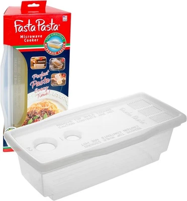 Microwave Pasta Cooker - The Original Fasta Pasta - No Mess, Sticking or Waiting - Image 1 of 4