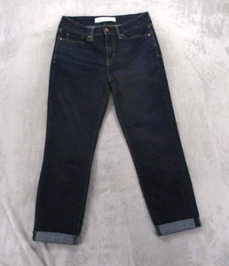 Signature by Levi Strauss Jeans Damen 10 Dark Wash Mid Rise Boyfriend Stretch - Bild 1 von 17