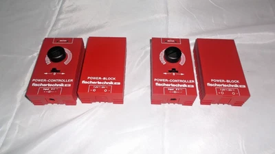 lote de 2 controladores de energia e bloco de energia fischertechnik - Imagem 1 de 4