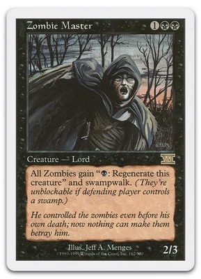 Zombie Master #162 (LP) Classic Sixth Edition 6ED Magic MTG - Image 1 of 2