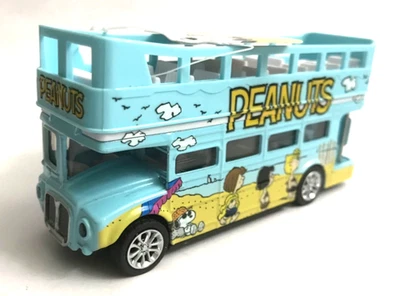 "Peanuts" Double Decker Sightseeing Tour Bus (beach scene) New - Image 1 of 4