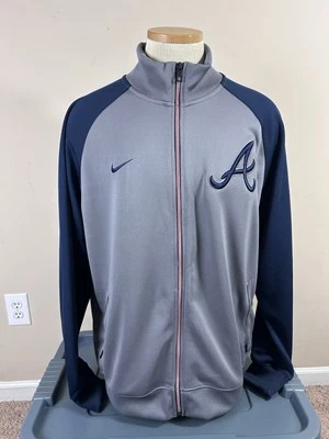 Vtg Nike Atlanta Braves Authentic Collection Full-Zip Jacket Men’s Size XL - Image 1 of 4