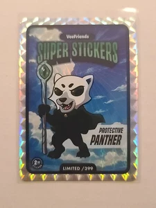 2025 VeeFriends Manga Super Sticker Protective Panther Limited /399 - Bild 1 von 2