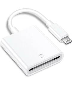 Apple MFi Certified Lightning to SD Card Reader for iPhone, SD Card Reader - Picture 1 of 6