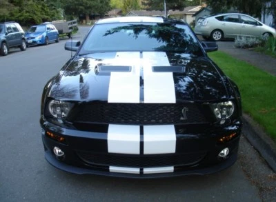 Decalque gráfico de vinil listra corrida duelo 10 polegadas Ford Mustang 36 pés - Imagem 1 de 4