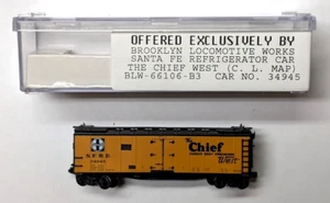 Intermountain BLW 66106-B3 Santa Fe ATSF SFRD 34945 " Chief " refrigerator car - Picture 1 of 3