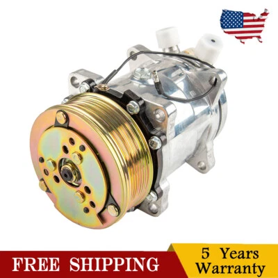 Compresor de aire acondicionado Jeep Wrangler 1987-1990 1987 1988 1989 1990 Jeep CJ7 19851986 Foto 1 de 4