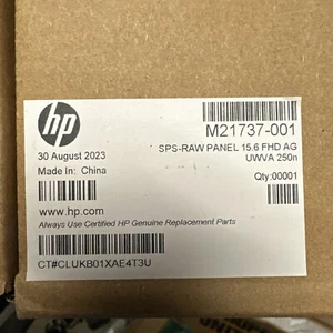 NEW Genuine HP M21737-001 DISPLAY PANEL 15.6 FHD AG UWVA 250n PROBOOK 450 G8 +++ - Afbeelding 1 van 1
