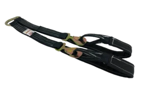 Schwerlast V-Trense Abschleppgurt, 2" x 57" - 3.333 Pfund Tragfähigkeit mit flachem Druckknopf - Bild 1 von 1