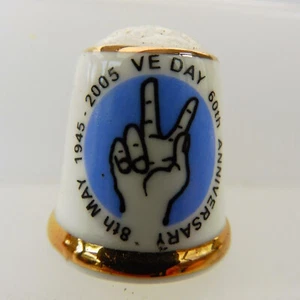 Dé à coudre Thimble - 8th MAY 1945-2005 VE DAY 60th ANNIVERSARY - Imagen 1 de 2