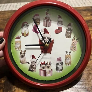 Keith Kimberlin KITTY CHRISTMAS CAROL CLOCK 12 Christmas Carols 2012 ~tested ~ - Picture 1 of 3