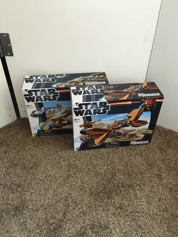 New Open Box Star Wars Phantom Menace Anakin & Sebulba’s Podracer(s) 2012 Hasbro Cover