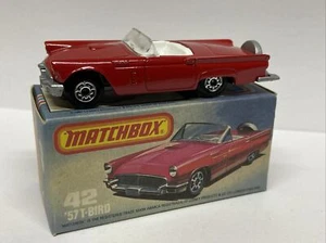 MATCHBOX LESNEY SUPERFAST No42. 57 T- Bird Model Is In Stunning Con - Picture 1 of 11