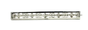 Brosche Filigran Silber 835 älter Anstecknadel Stabnadel Vintage - Bild 1 von 7