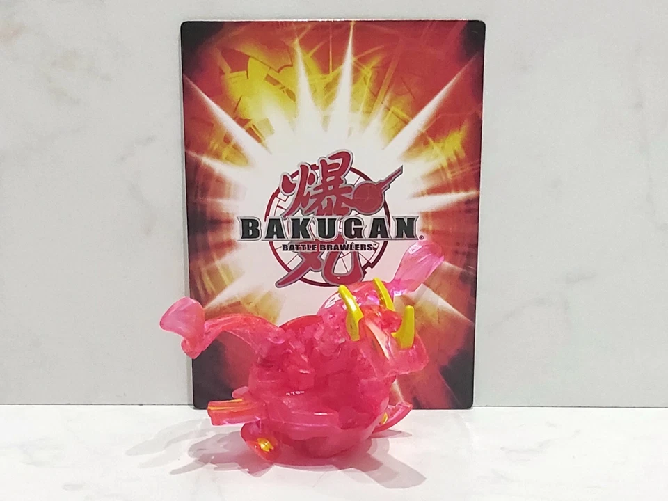 New BAKUGAN "BakuNeon" Translucent Pyrus ULTRA DRAGONOID 770G New Vestroia HTF - Image 1 of 4