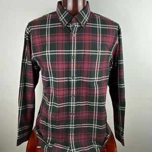 Orvis Shirt Mens Red Black Gray Plaid Fishing Hunting Sporty Lifestyle XL - Picture 1 of 8
