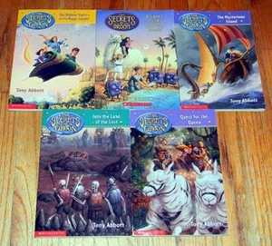 LOT of 5 Secrets of Droon Children's Chapter Book Tony Abbott Paperback Fantasy - Imagen 1 de 3