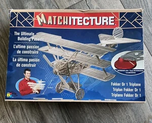 Bojeux Toys Matchitecture Fokker Dr 1 Triplane Model Building Kit #6610 New - Picture 1 of 12