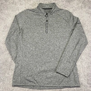 Bjorn Borg Pullover Men's XL Gray Hydro-Pro Half Zip Polo ALVE Heathered Tennis - Picture 1 of 10