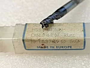 PreciTool ✔️ Fresa de vástago corta ✔️163789-5,0✔️177415-12,0✔️ HSS/VHM ✔️ VPE 1 ud. - Imagen 1 de 6