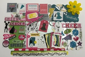Cheerleader Cheer Custom Mini Book Chipboard Album Kit Scrapbook - Picture 1 of 5