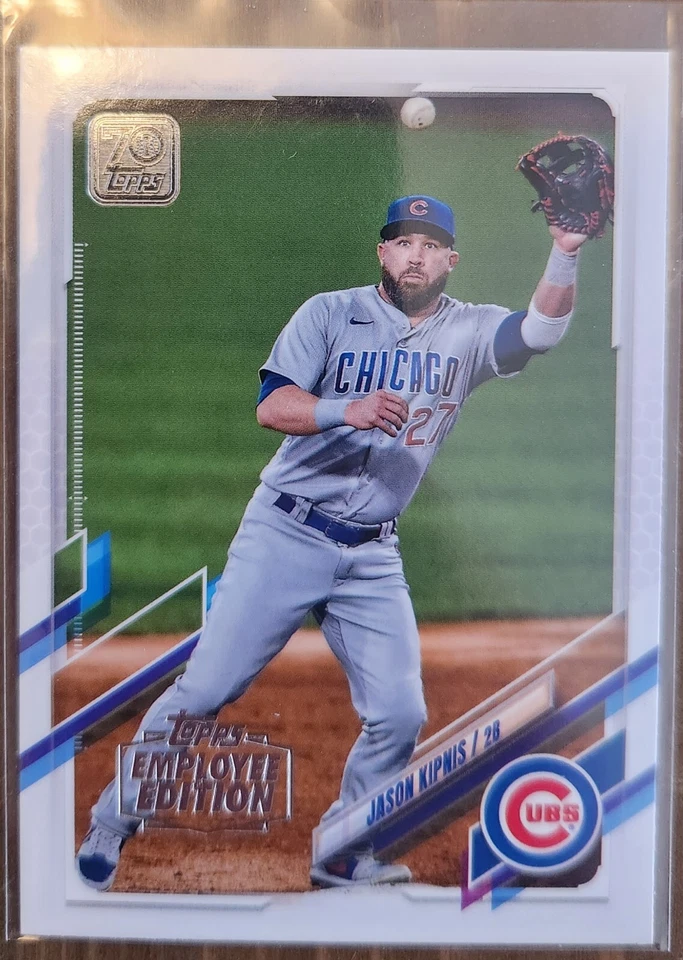 Topps Employee Edition Jason Kipnis 2021 súper raro paralelo #494 Chicago Cubs Foto 1 de 2