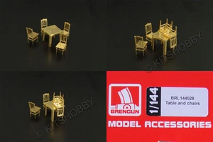 Mesa y sillas Brengun Modelos 1/144 (144028) - Imagen 1 de 2