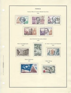 FRANCE "VARIOUS ISSUE" FROM 1962-3 CV$3+ (FR266c)* - Picture 1 of 1
