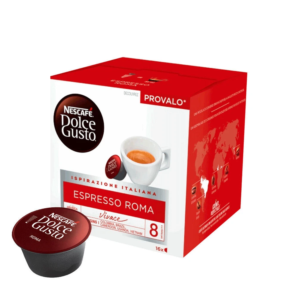 Cápsulas de café Nescafé Dolce Gusto Espresso ROMA sin CAJA ENVÍO GRATIS Foto 1 de 1