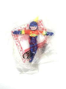 JACK IN THE BOX JOCK JACK NASCAR RACING DRIVER BENDABLE MINT IN BAG - Picture 1 of 1