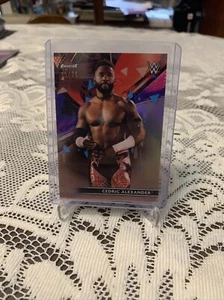 2021 Topps Finest WWE CEDRIC ALEXANDER Rose Gold Refractor 21/75 - Picture 1 of 2