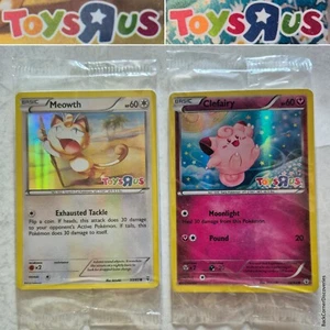 2 NIP Pokémon TCG Generations Toys R Us Cards: Clefairy 50/83 +Meowth 53/83 MINT - Picture 1 of 11