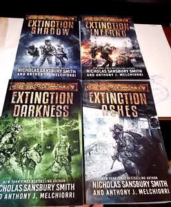 4 pb EXTINCTION CYCLE DARK AGE 1-4 Nicholas Smith Anthony Melchiorri 2019 VG+ - Picture 1 of 8