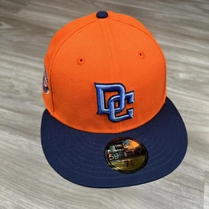 Washington Nationals Orange Crush New Era 59FIFTY eng anliegende Mütze 10 Jahre Patch 7-1/8 - Bild 1 von 20