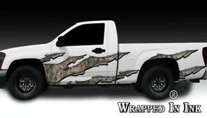 Truck Side Graphics Rocker Panel Ripped Metal Skull Camouflage Camo 01 - Bild 1 von 3