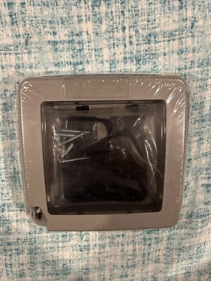 Intermatic WP7200G Gray 2 Gang Low-Profile ExtraDuty Plastic Weatherproof Cover - Image 1 of 4