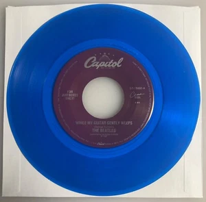The Beatles / While My Guitar Gently Weeps & Blackbird / Capitol Blue 45 / Mint - Bild 1 von 5