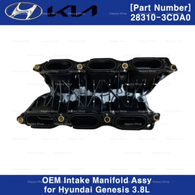 Conjunto de colector de admisión 283103CDA0 genuino OEM para Hyundai Genesis 3,8 L 2012-2014 Foto 1 de 3