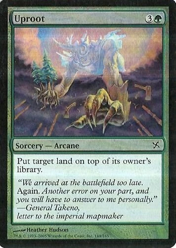 MTG - BOK - Uproot - 2X - Foil - NM - Image 1 of 1